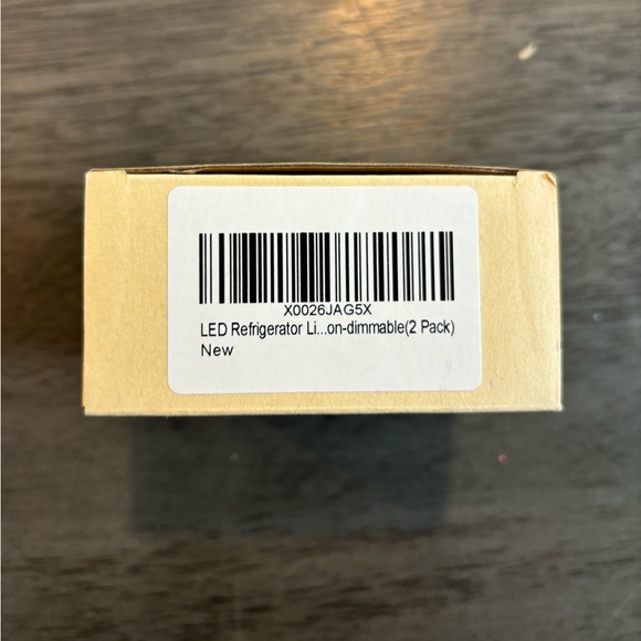 {Vgogfly} LED Refrigerator Light Bulb 40W Equivalent 120V A15 Bulbs 2 Pack - Picture 3 of 6